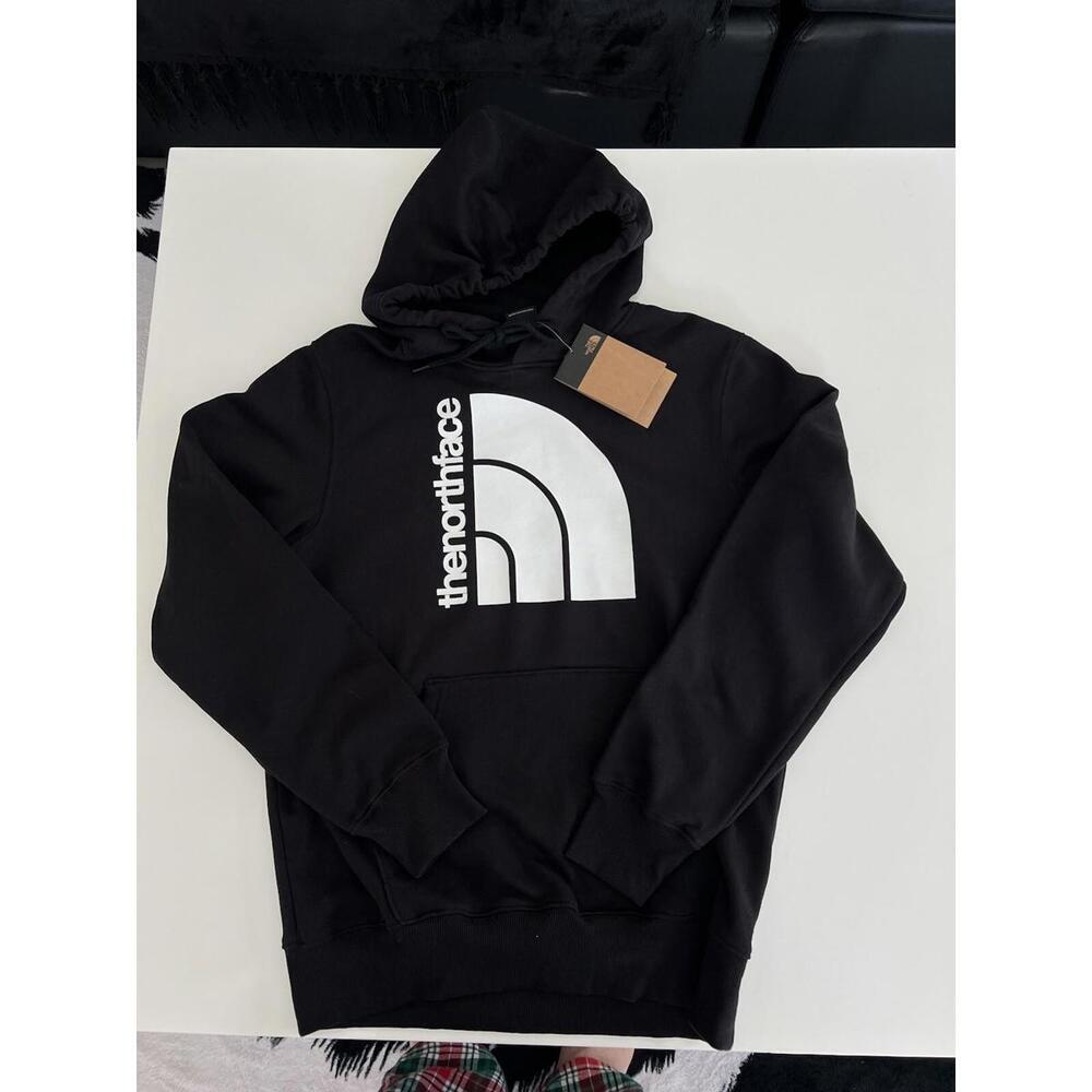NWT The North Face Jumbo Half Dome  Men's Black Pullover Hoodie S - Picture 2 of 3